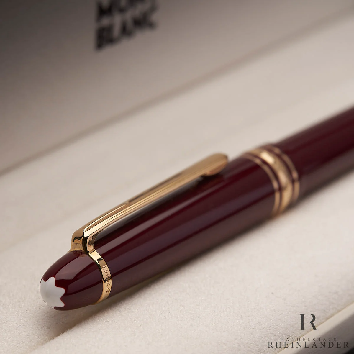 Montblanc Meisterstück Classique Bordeaux No 145 Chopin Füllfederhalter ID 1526 - Image 3