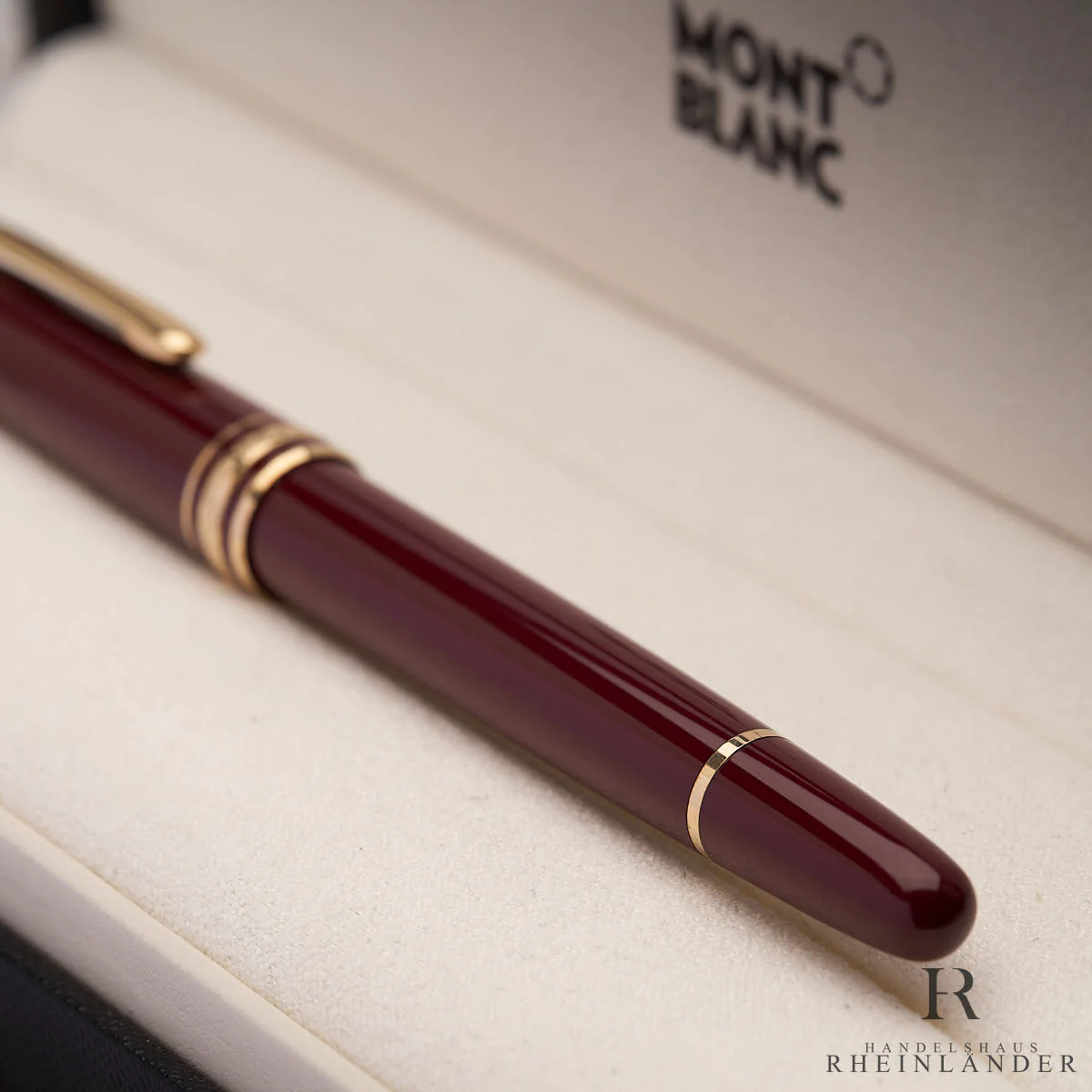 Montblanc Meisterstück Classique Bordeaux No 144 Füllfederhalter ID 213679 - Image 2