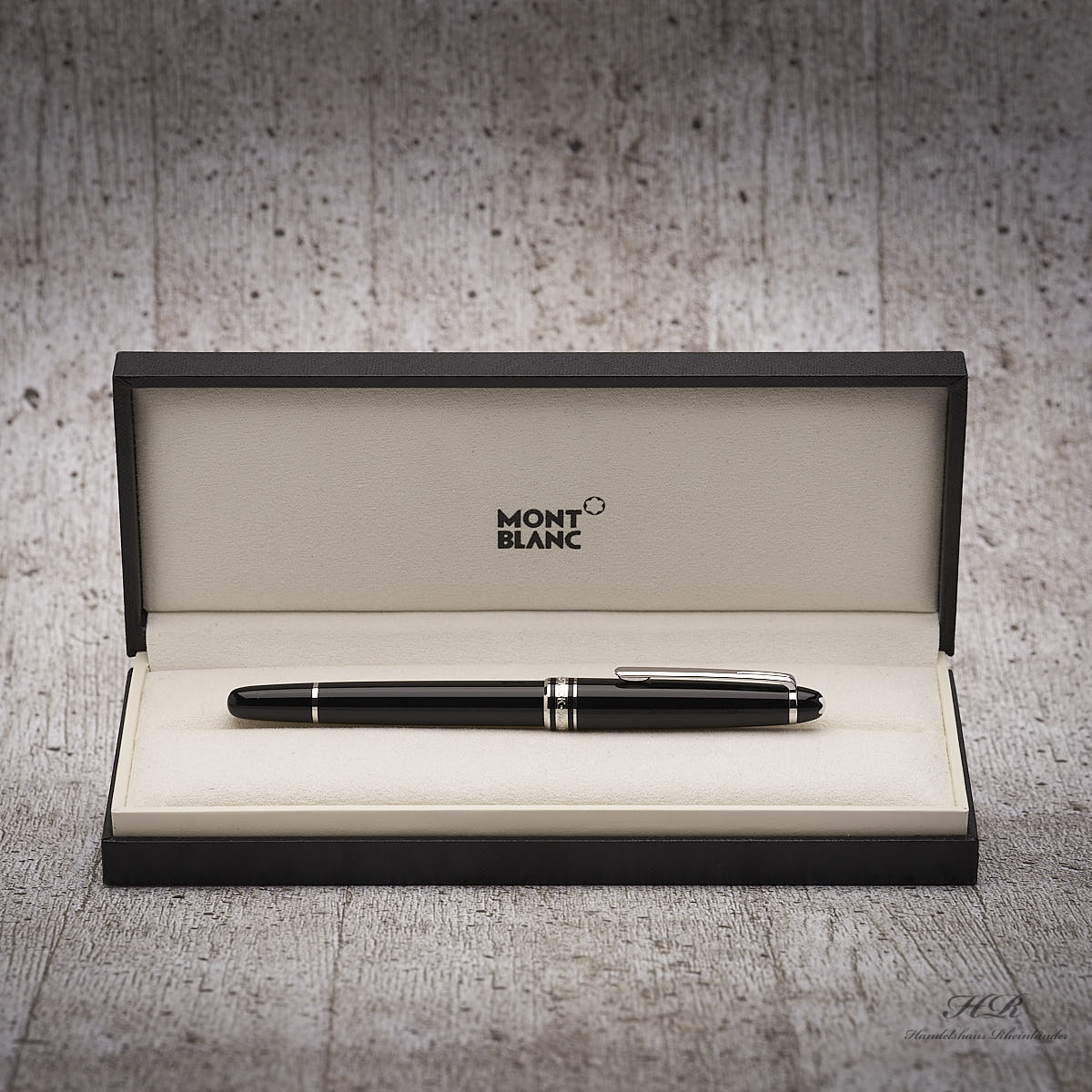 Montblanc Meisterstück Resin Classique 163 Platinum Line Rollerball Fineliner ID 132445