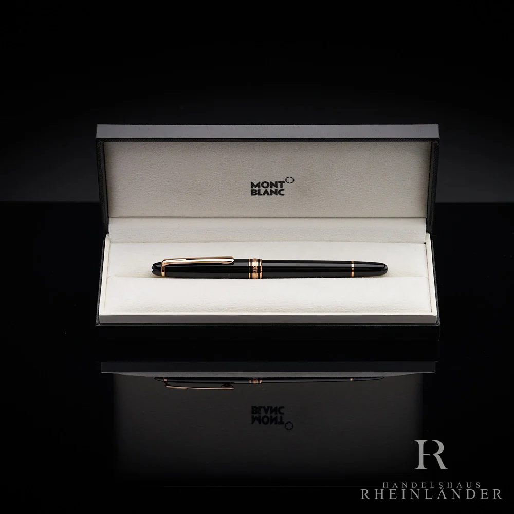 Montblanc Meisterstück Classique 163 Rollerball Red Gold ID 132487-112678