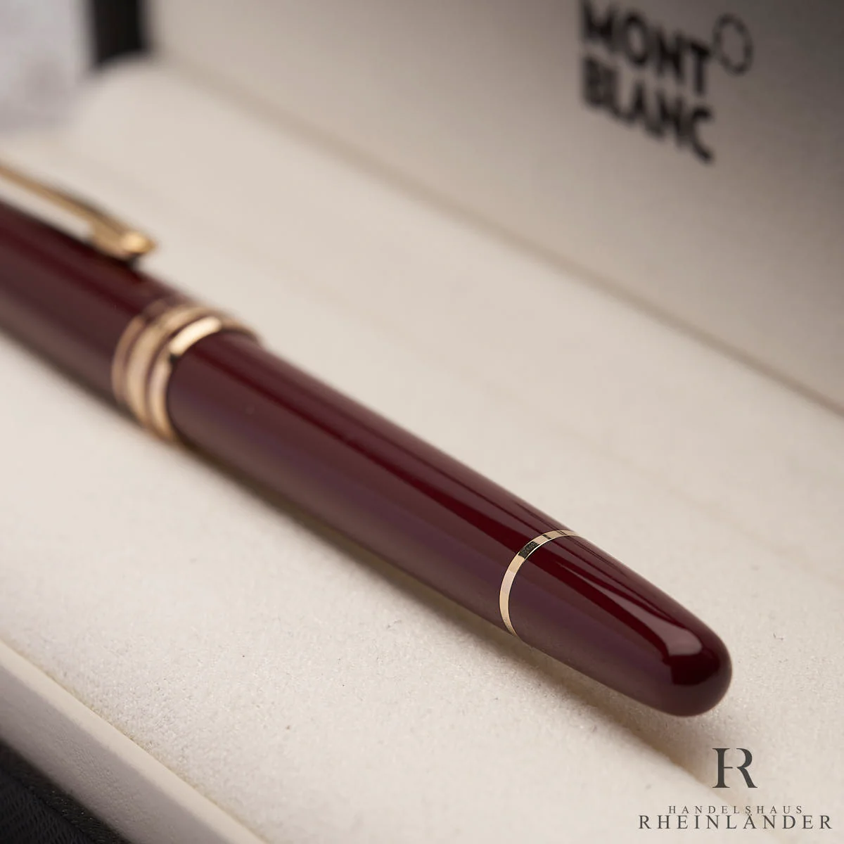Montblanc Meisterstück Classique Bordeaux No 163 Rollerball Finliner ID 13651 - Image 2