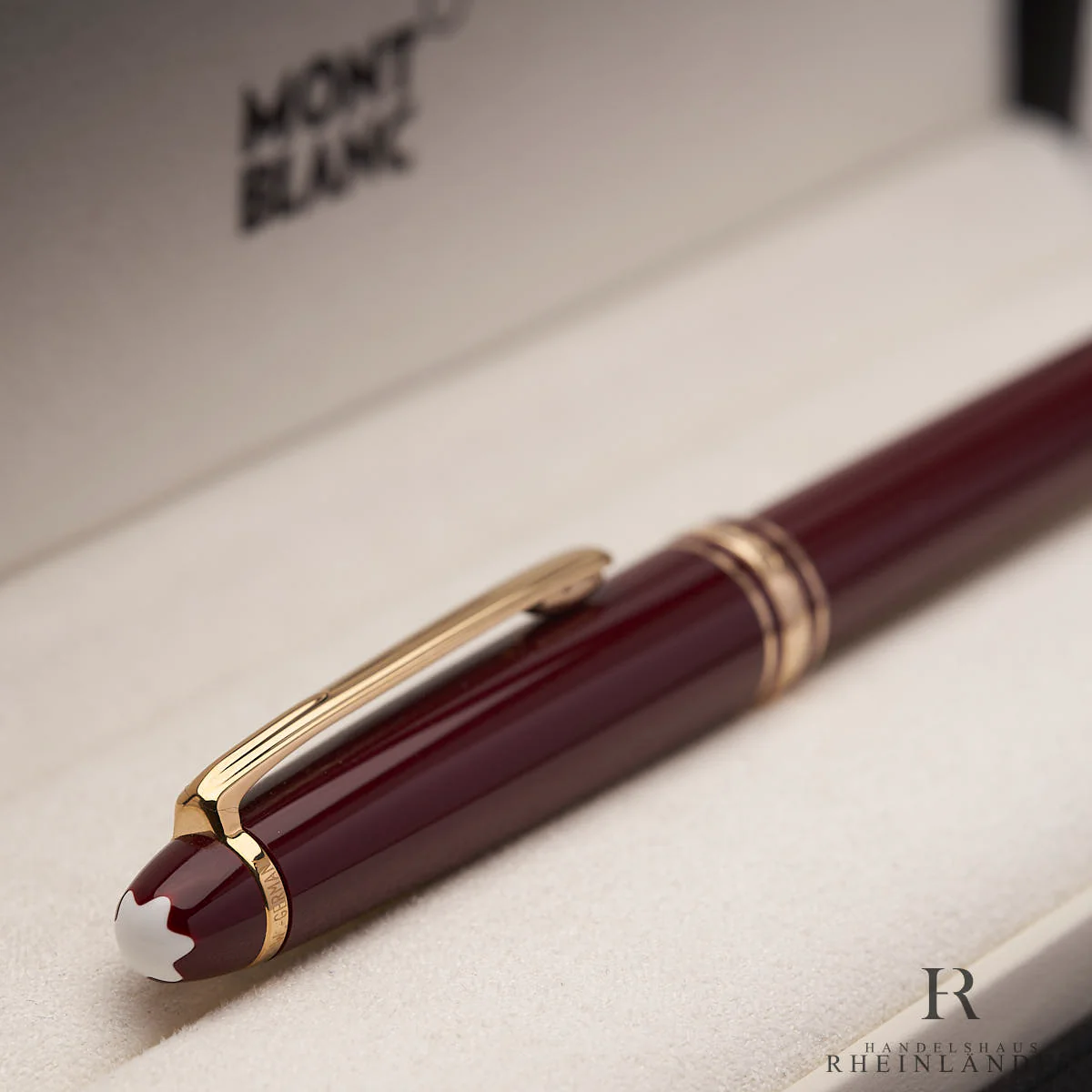Montblanc Meisterstück Classique Bordeaux No 163 Rollerball Finliner ID 13651 - Image 3