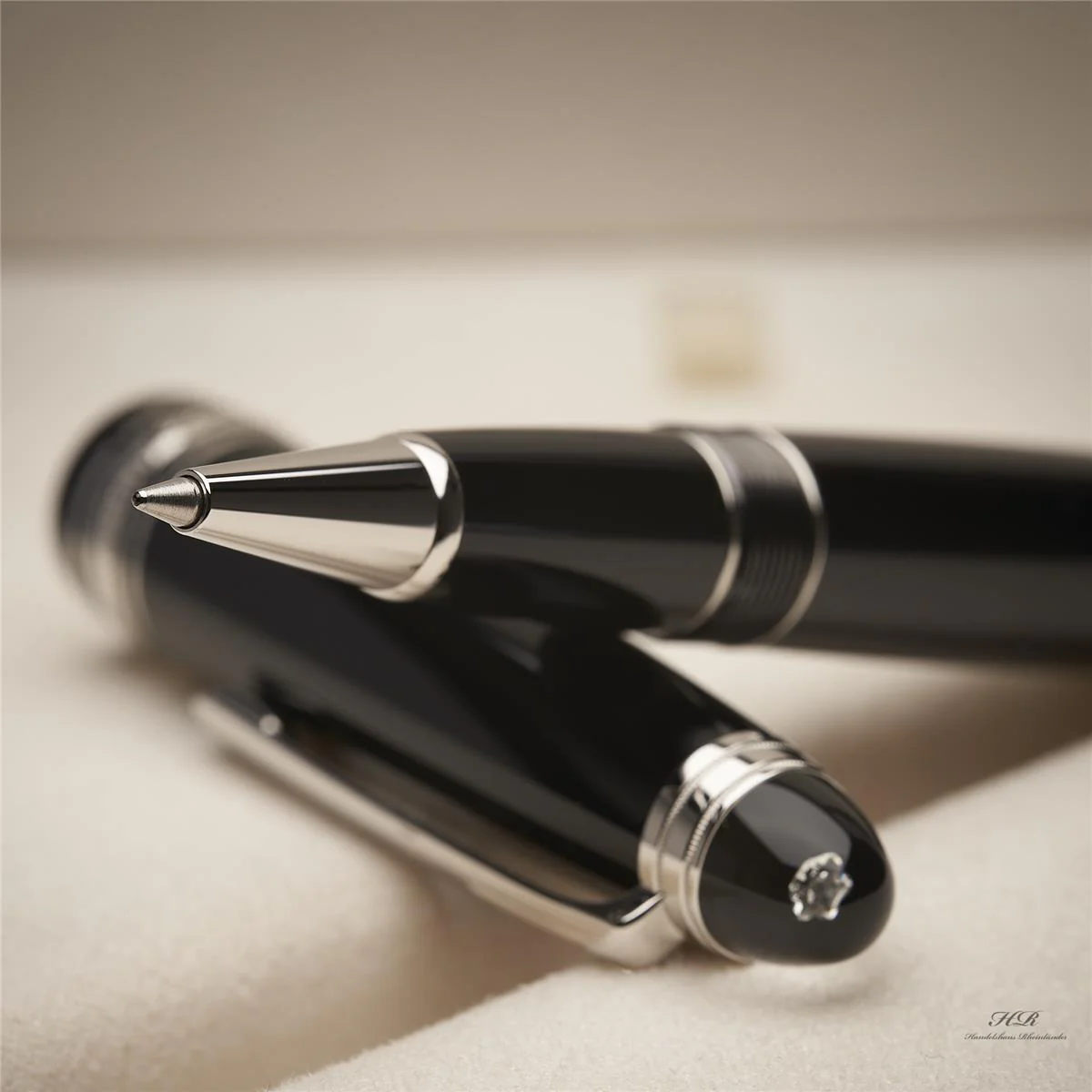 Montblanc Meisterstück Le Grand No 162 Platin Diamond Rollerball ID 106126 - Image 4