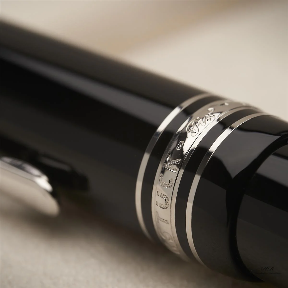 Montblanc Meisterstück Le Grand No 162 Platin Diamond Rollerball ID 106126 - Image 5