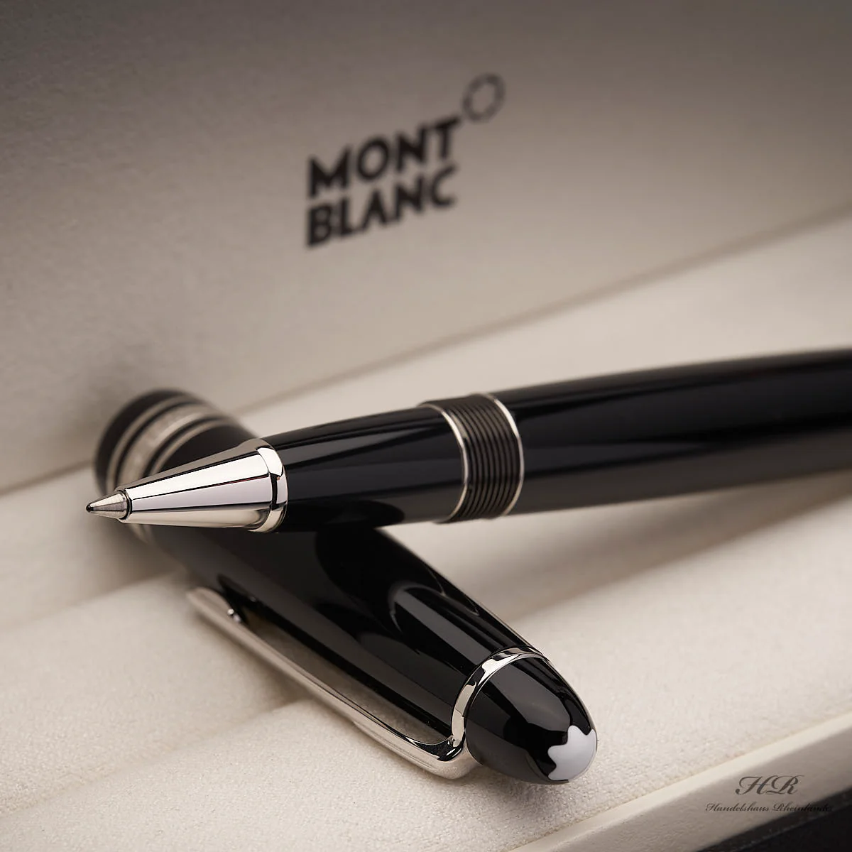 Montblanc Meisterstück Le Grand 162 Platinum Line Rollerball Fineliner ID 132451 - Image 4