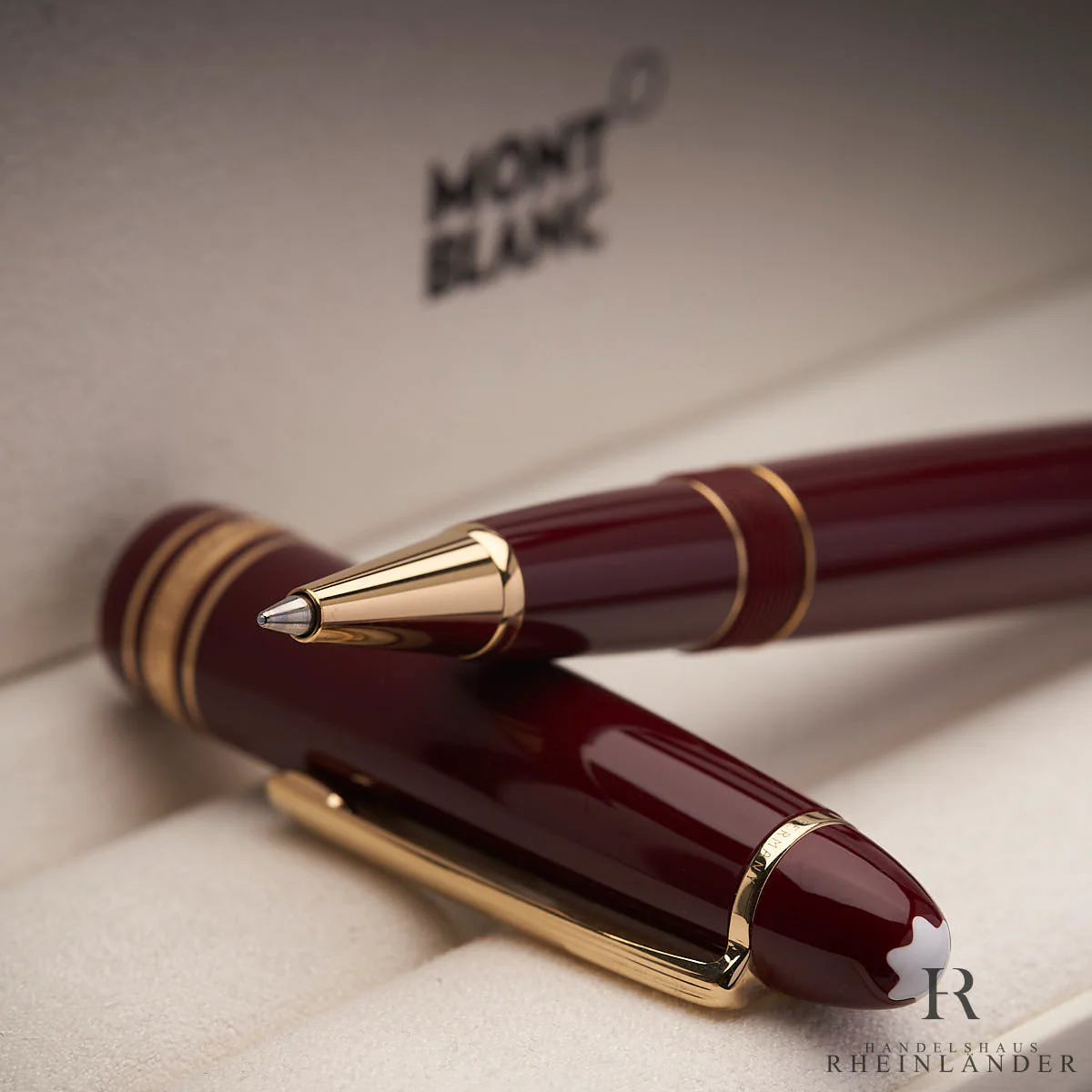 Montblanc Meisterstück LeGrand Bordeaux No 162 Rollerball ID 13891 mit OVP - Image 4