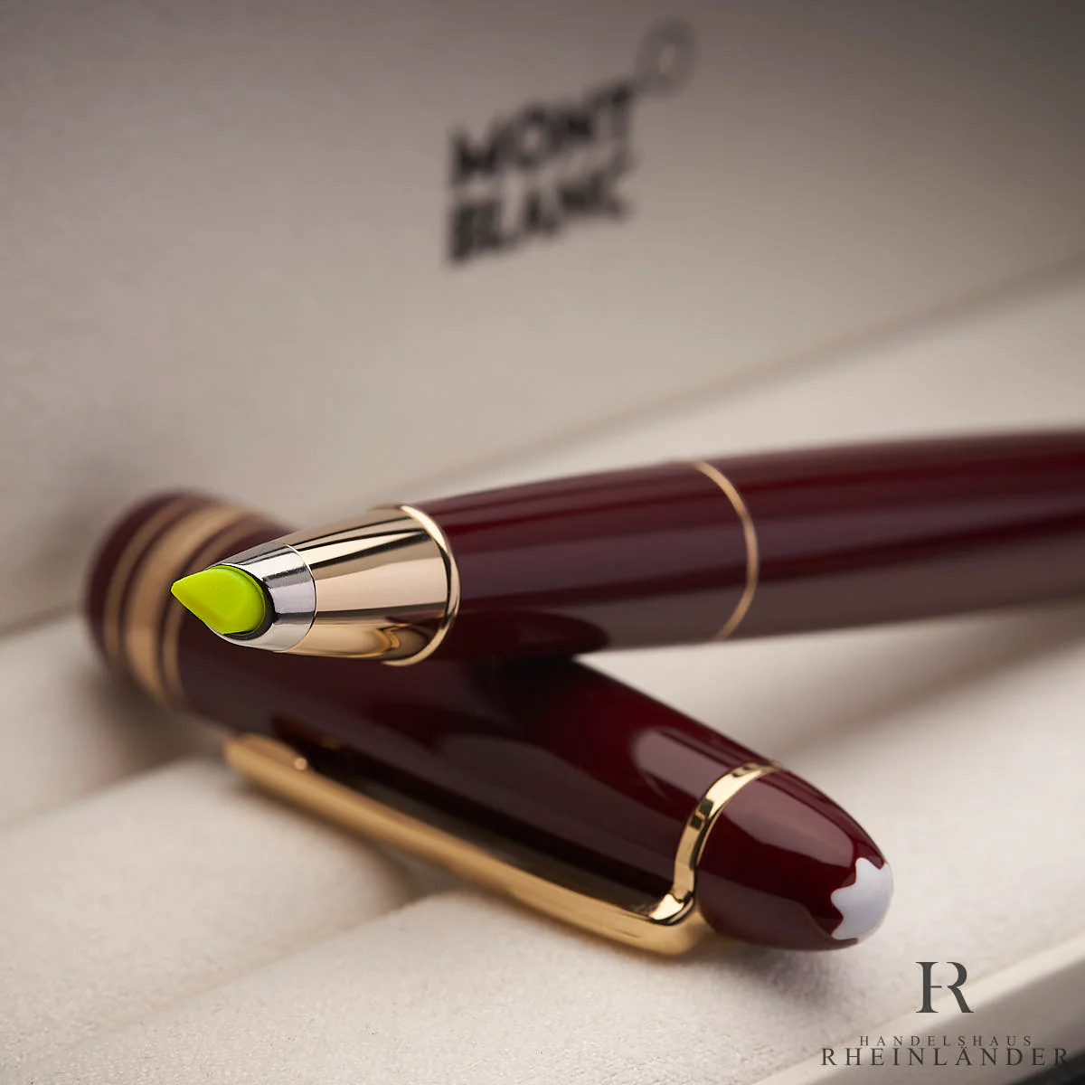 Montblanc Meisterstück Le Grand Bordeaux Line No 166 Dokumentenmarker mit OVP - Image 2