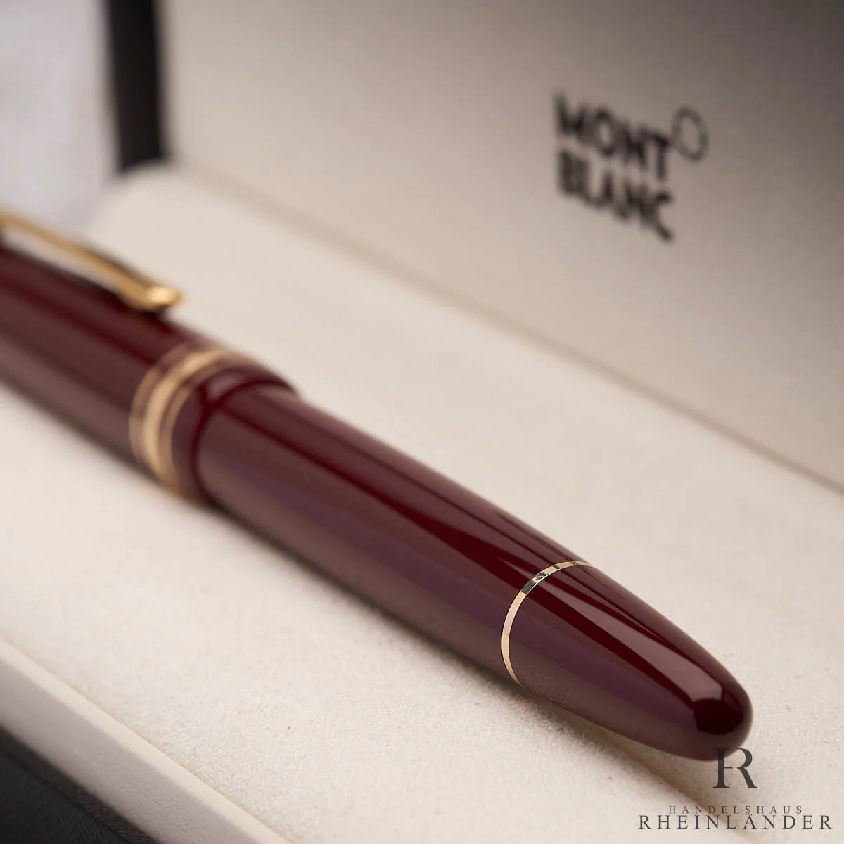 Montblanc Meisterstück Le Grand Bordeaux Line No 166 Dokumentenmarker mit OVP - Image 3