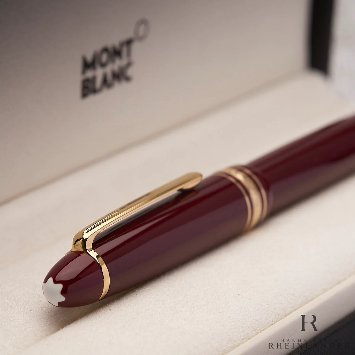 Montblanc Meisterstück Le Grand Bordeaux Line No 166 Dokumentenmarker mit OVP - Image 4