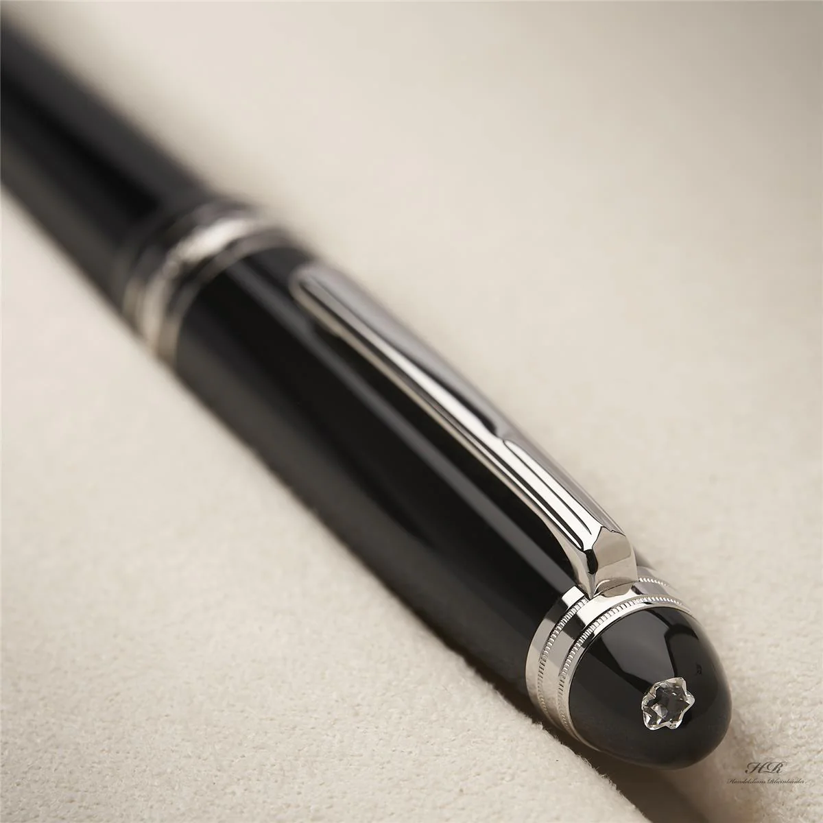 Montblanc Meisterstück Le Grand No 161 Platin Diamond Kugelschreiber ID 106125 - Image 3