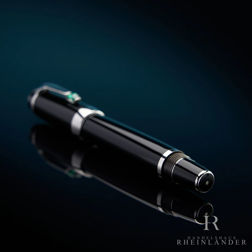 Montblanc Boheme Vert Platinum Line Fountain Pen Füllfederhalter ID 36535 OVP - Image 3