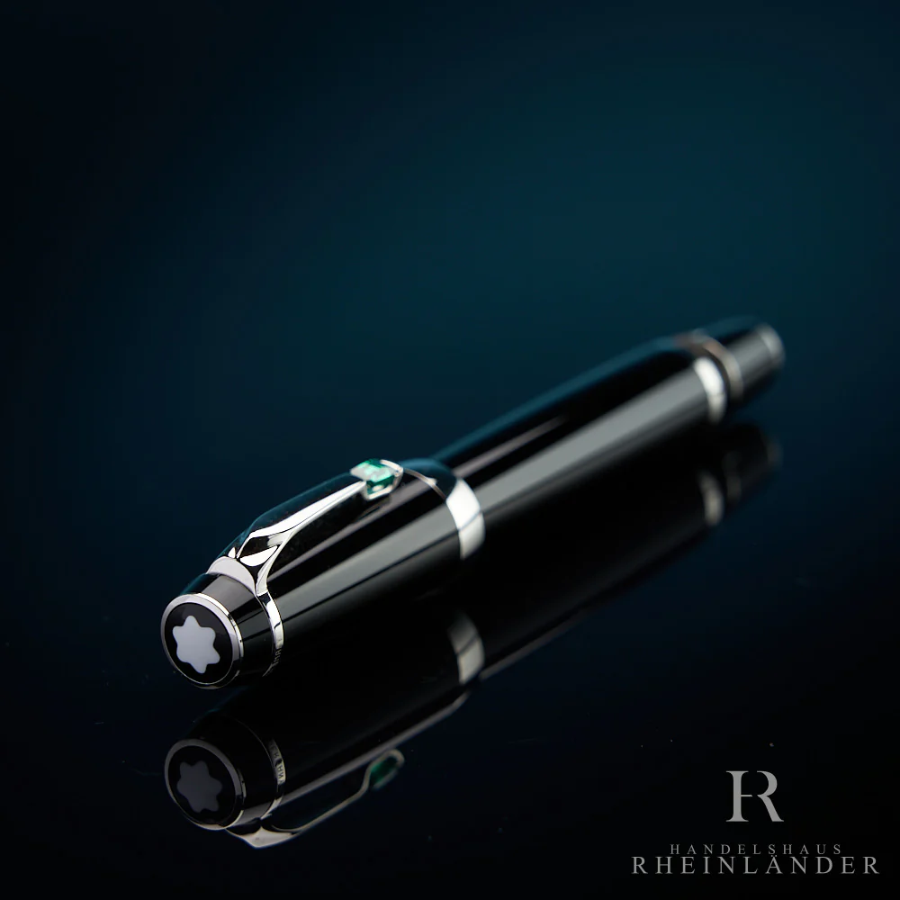 Montblanc Boheme Vert Platinum Line Fountain Pen Füllfederhalter ID 36535 OVP - Image 4