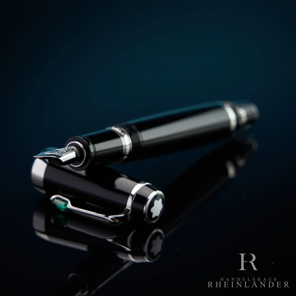 Montblanc Boheme Vert Platinum Line Fountain Pen Füllfederhalter ID 36535 OVP - Image 6