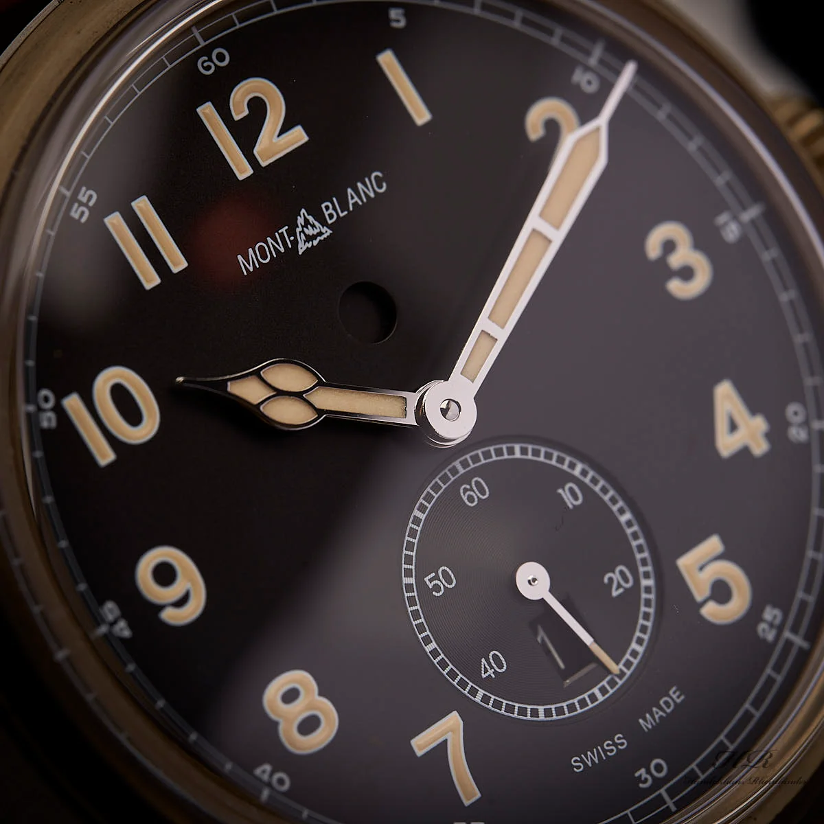 Montblanc 1858 Automatic Dual Time Bronze Stainless Steel 44mm Watch ID 116479 - Image 2