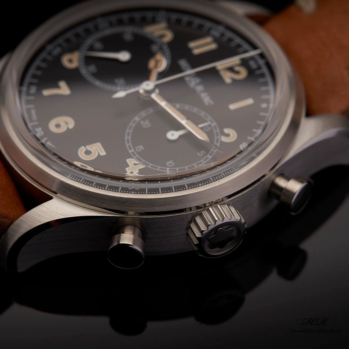 Montblanc 1858 Automatic Chronograph Stainless Steel Silver 42mm ID 117836 OVP - Image 3