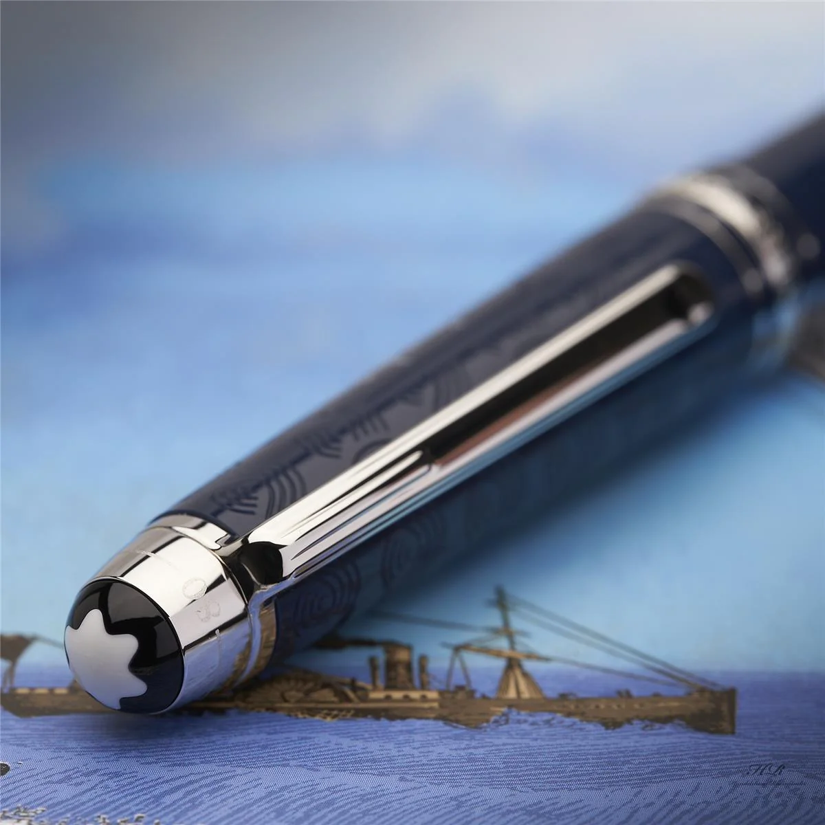 Montblanc Meisterstück Around the World in 80 Days Midsize Kugelschreiber 126342 - Image 2
