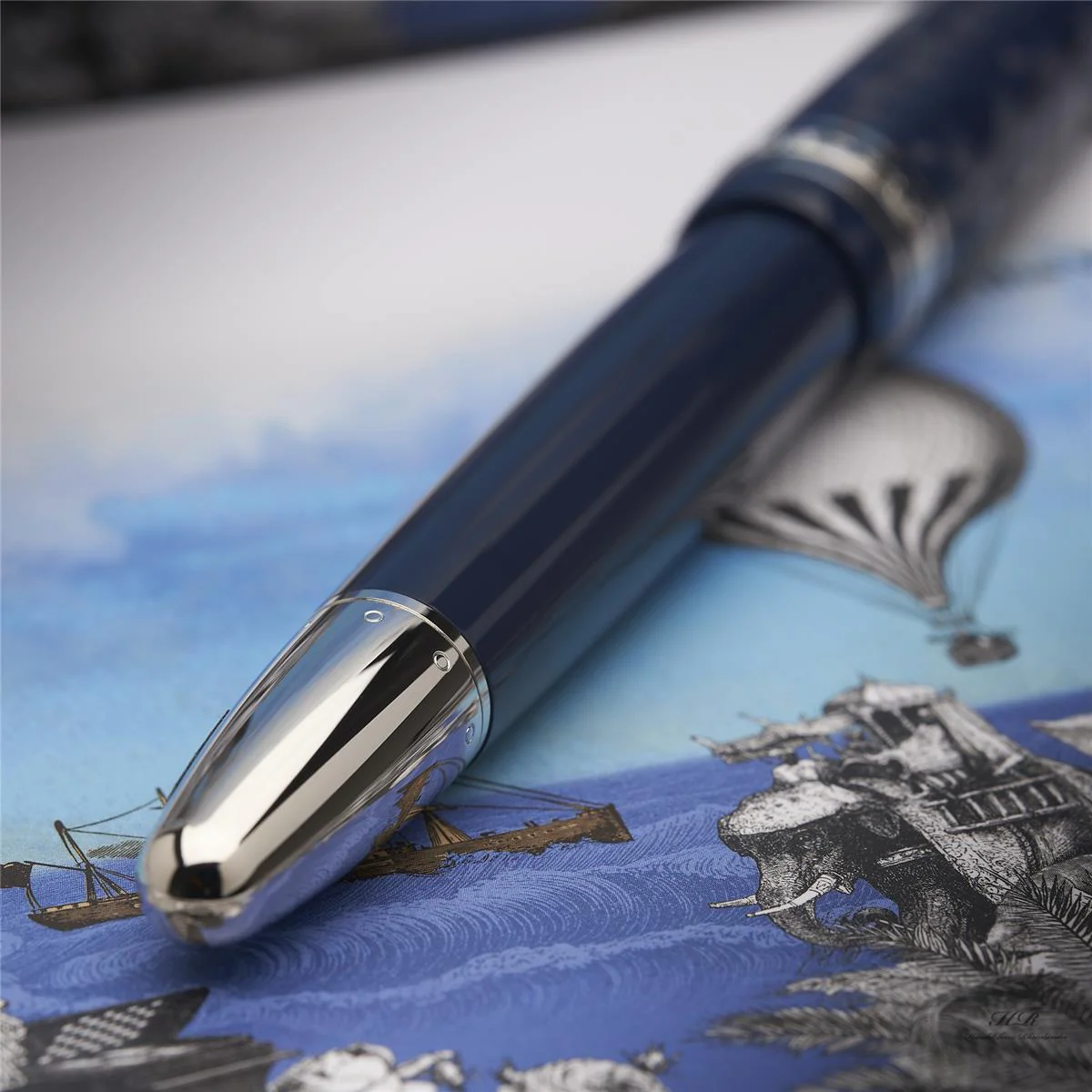 Montblanc Meisterstück Around the World in 80 Days LeGrand Fountain Pen 126199 - Image 3