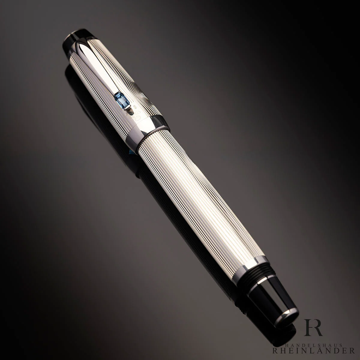 Montblanc Boheme Arabesque Azur 925er Sterling Silber Rollerball ID 103050