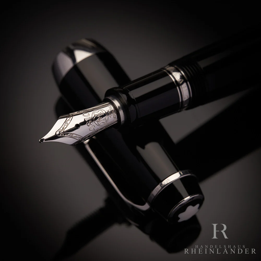 Montblanc Boheme Big Size Platinum Line Füllfederhalter Modell 25152 ID 7493 OVP - Image 5