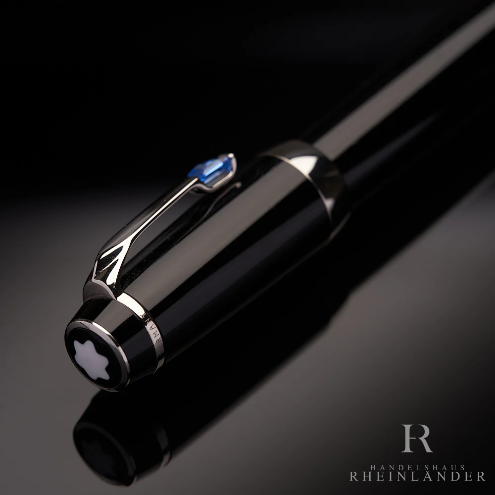 Montblanc Boheme Bleu Platinum Line Füllfederhalter ID 5778 Modell 25130 mit OVP - Image 4