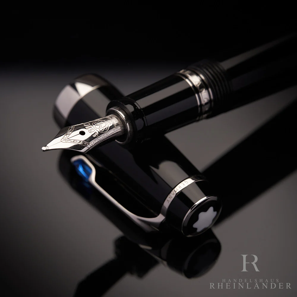 Montblanc Boheme Bleu Platinum Line Füllfederhalter ID 5778 Modell 25130 mit OVP - Image 6