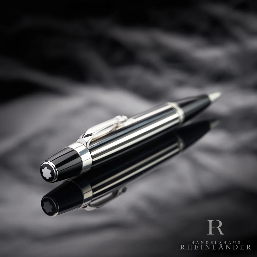 Montblanc Boheme Crystal Sterling Silver Stripes Mechanical Pencil ID 7521 OVP - Image 3