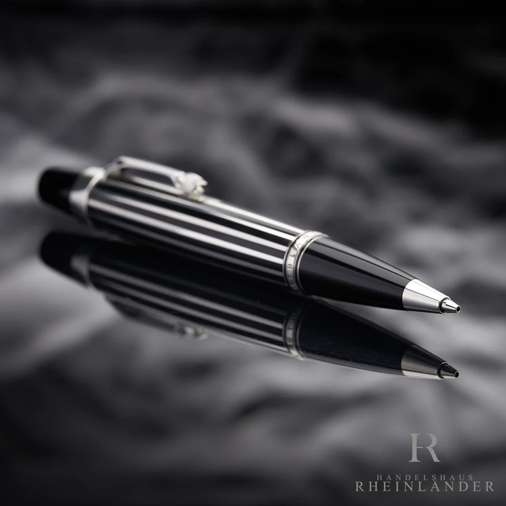 Montblanc Boheme Crystal Sterling Silver Stripes Mechanical Pencil ID 7521 OVP - Image 4
