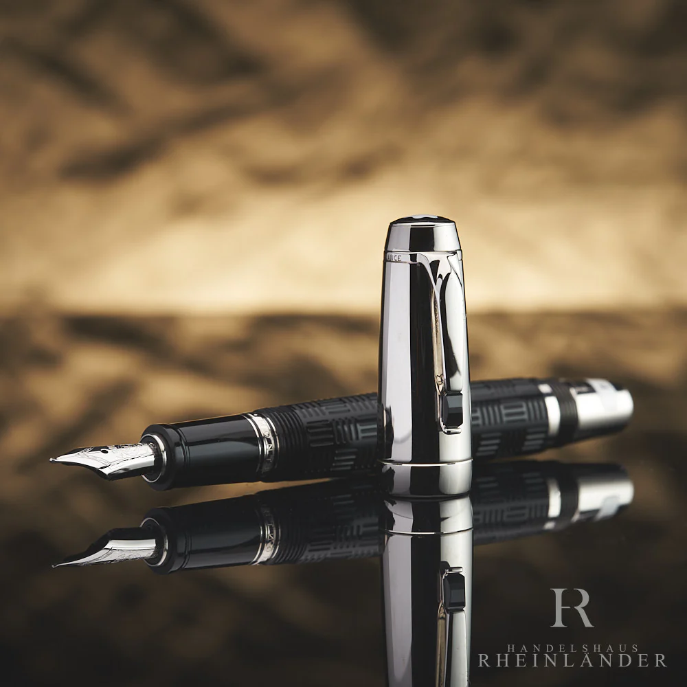 Montblanc Boheme Doué Platinum Plated Line Fountain Pen Füllfederhalter ID 25493 - Image 2
