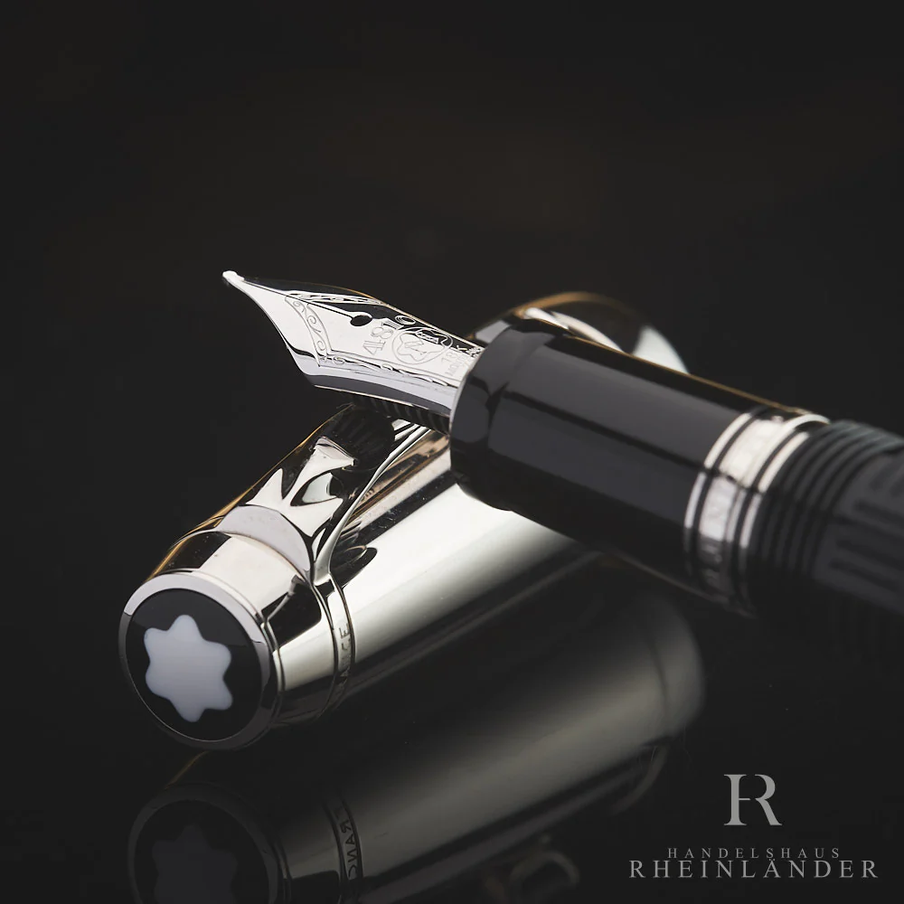 Montblanc Boheme Doué Platinum Plated Line Fountain Pen Füllfederhalter ID 25493 - Image 6