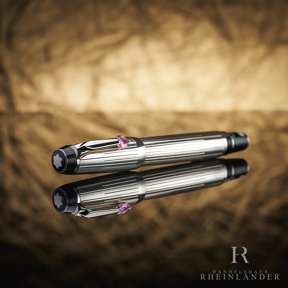 Montblanc Boheme Je Taime 925 Sterling Silver Fountain Pen Füller ID 25474 - Image 2