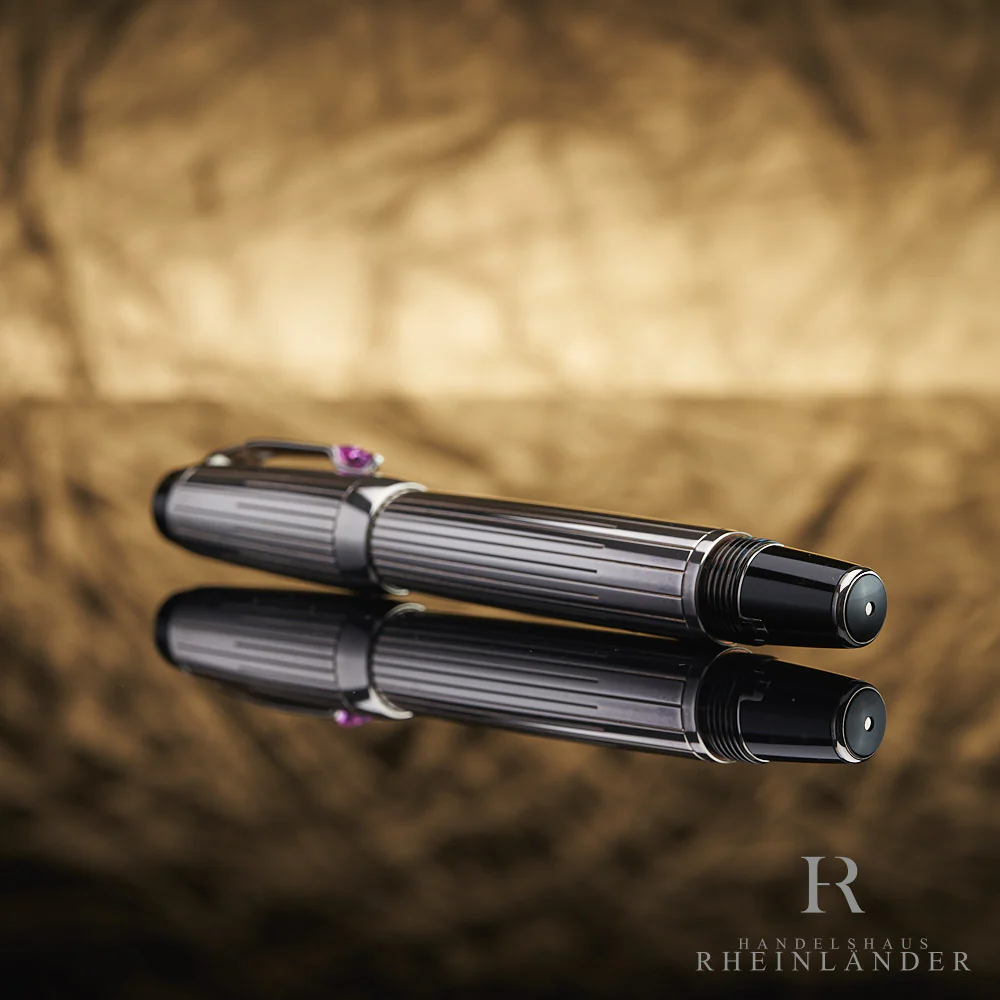 Montblanc Boheme Je Taime 925 Sterling Silver Fountain Pen Füller ID 25474 - Image 3