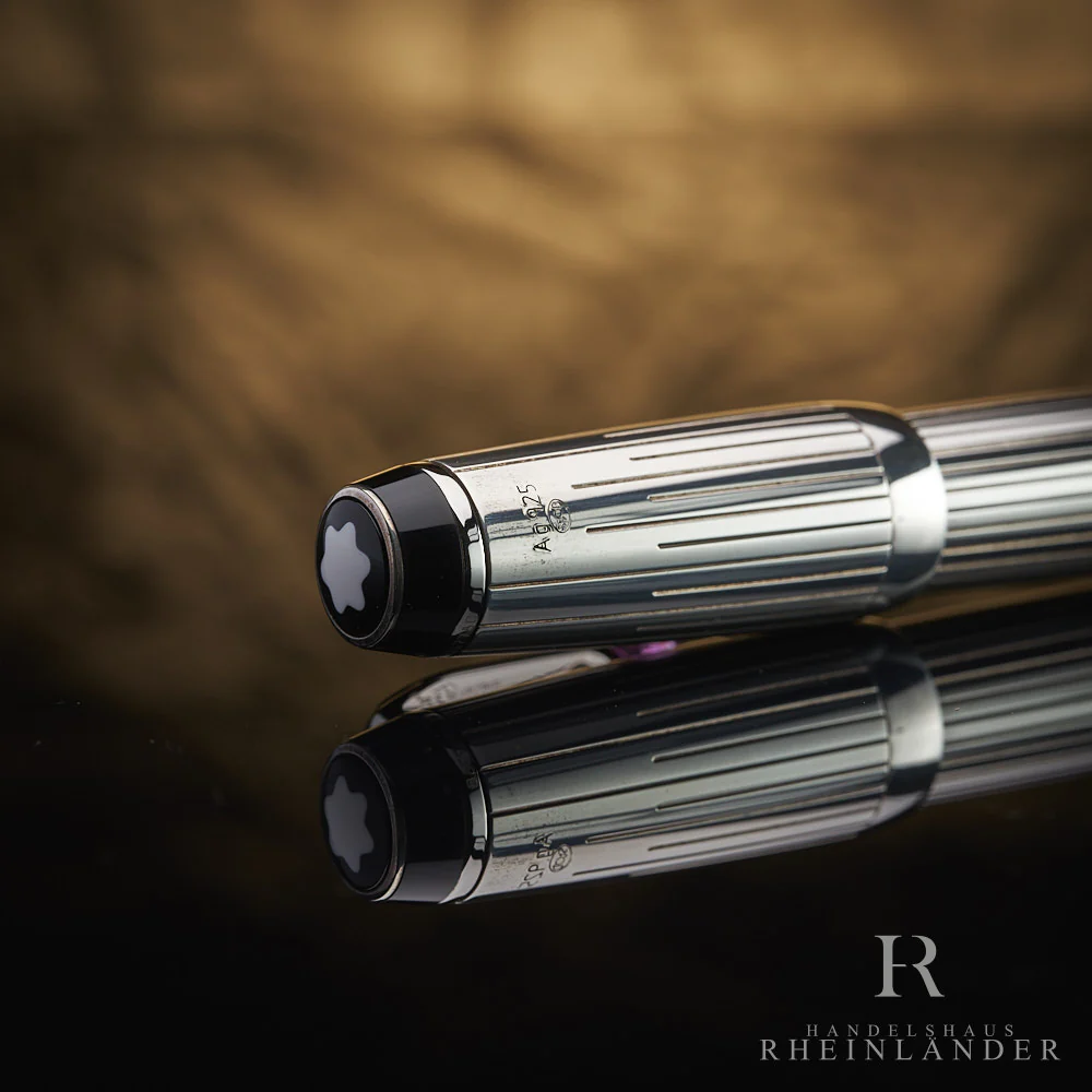 Montblanc Boheme Je Taime 925 Sterling Silver Fountain Pen Füller ID 25474 - Image 4