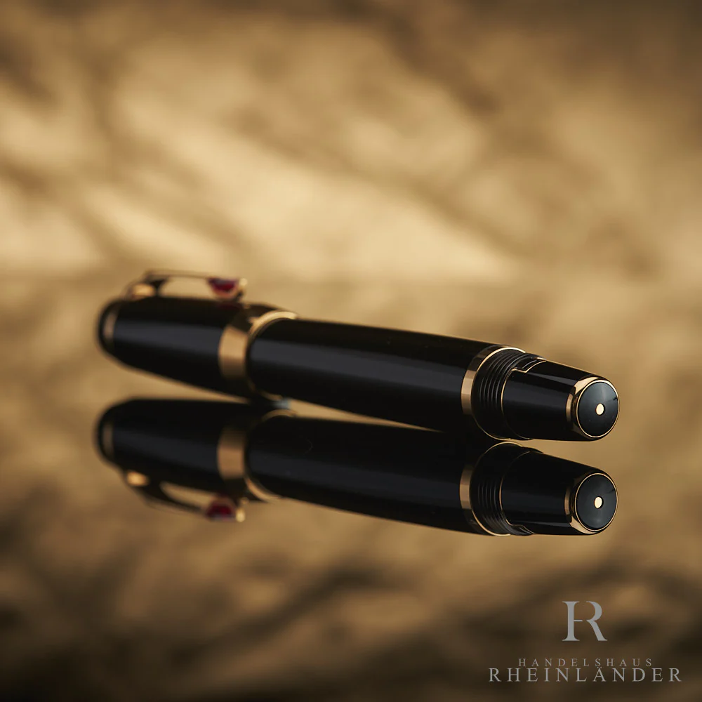 Montblanc Boheme Je Taime Black Resin Fountain Pen Füllfederhalter 25472 ID - Image 2