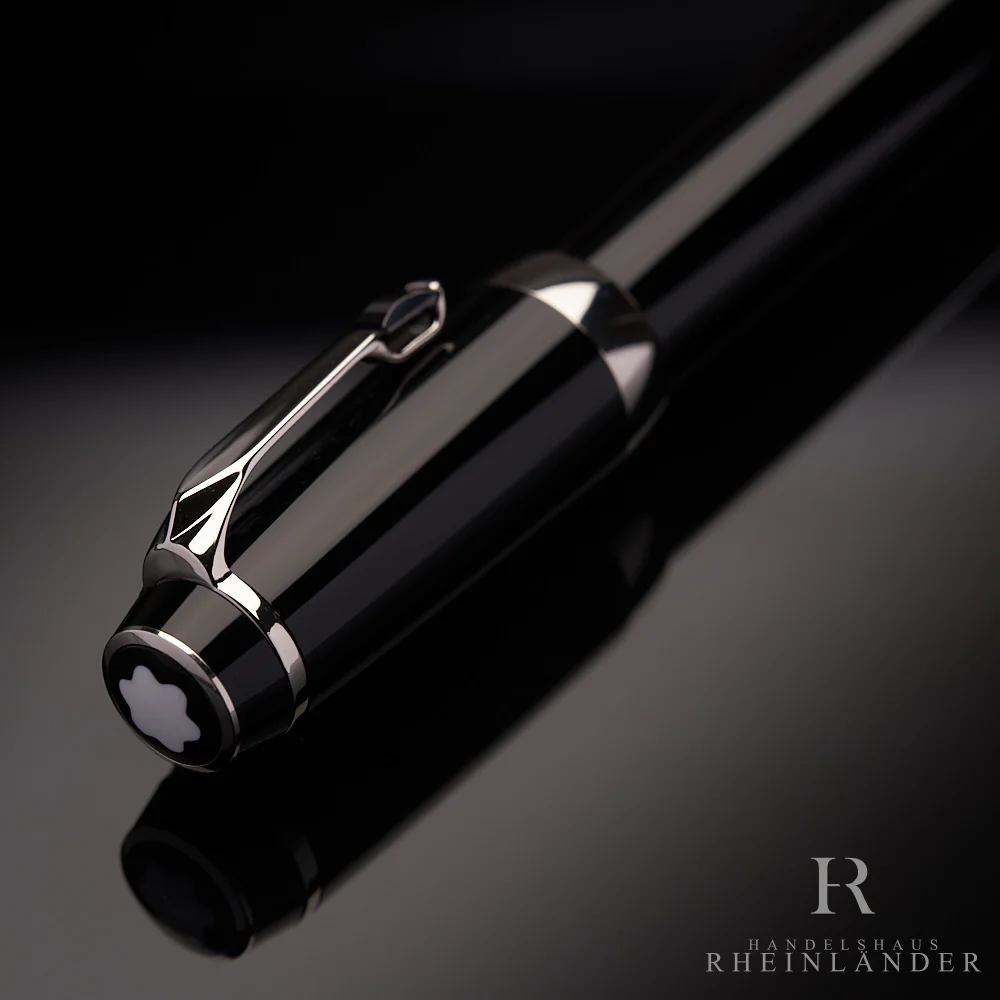 Montblanc Boheme Noir Platinum Line Füllfederhalter ID 5049 Modell 25110 mit OVP - Image 4