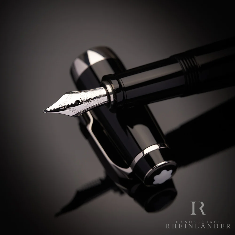 Montblanc Boheme Noir Platinum Line Füllfederhalter ID 5049 Modell 25110 mit OVP - Image 6