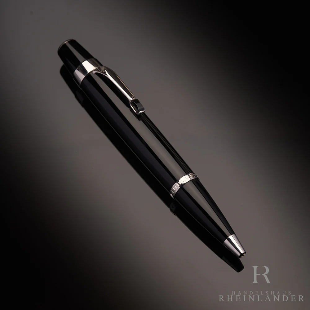 Montblanc Boheme Noir Platinum Line Kugelschreiber ID 05055 Modell 25210 OVP - Image 3