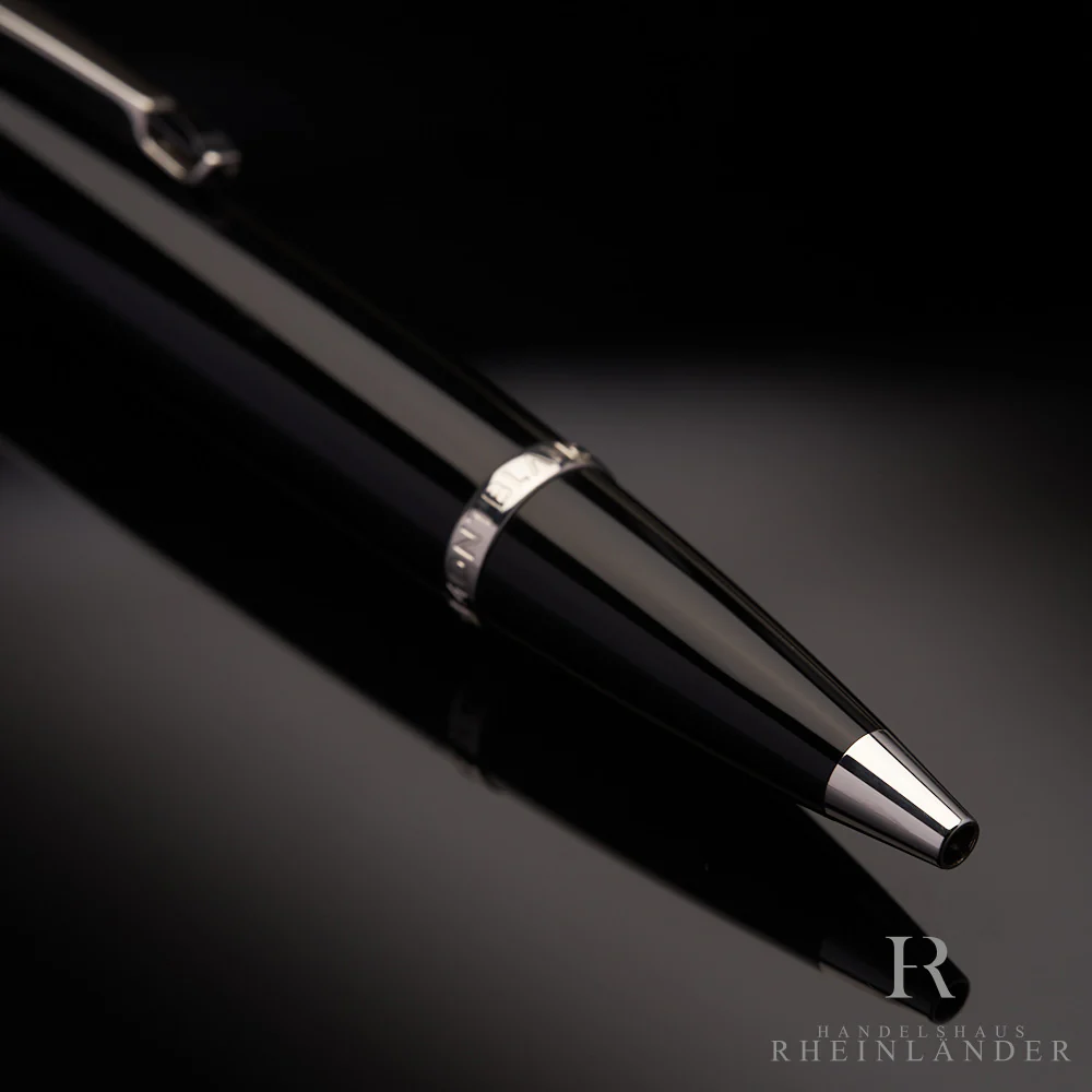 Montblanc Boheme Noir Platinum Line Kugelschreiber ID 05055 Modell 25210 OVP - Image 4