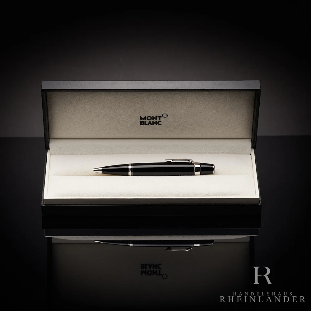 Montblanc Boheme Platinum Line Kugelschreiber Ballpoint Pen Resin Black OVP