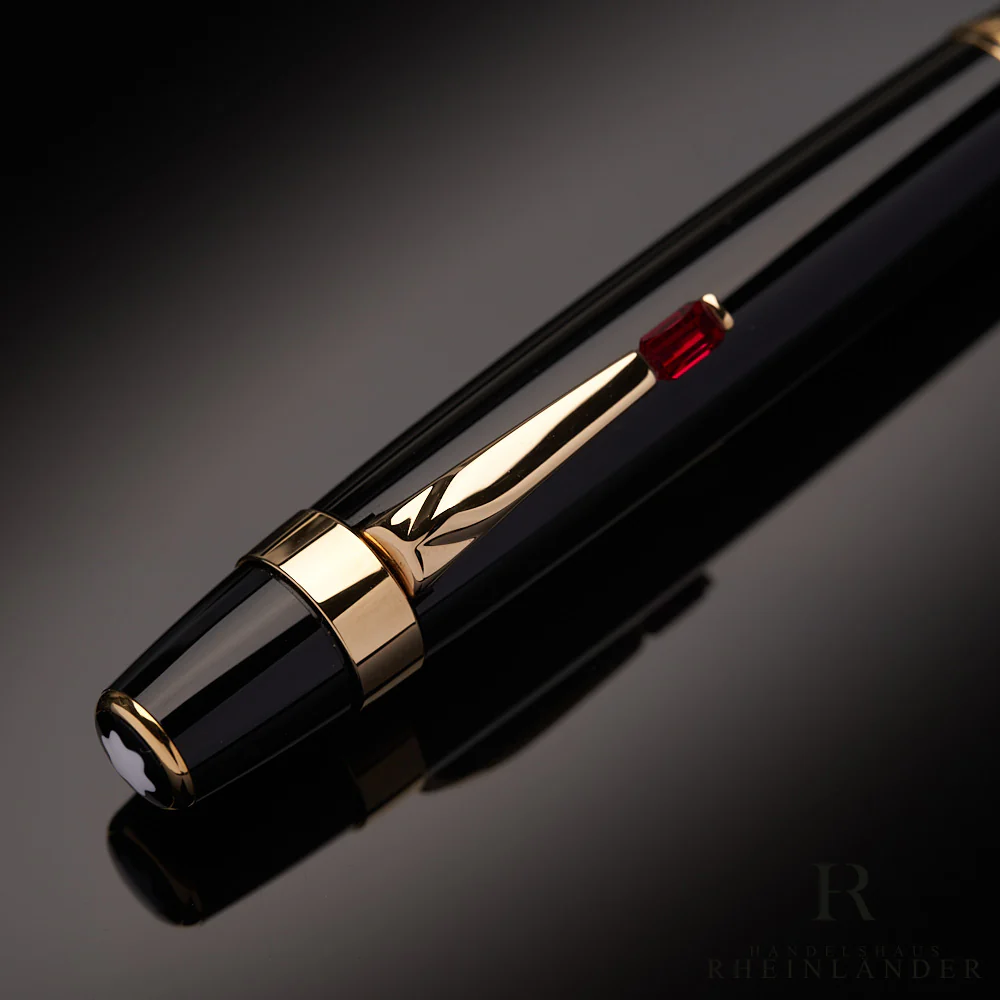 Montblanc Boheme Rouge Line Edelharz Mechanical Pencil Drehbleistift ID 5097 OVP - Image 2
