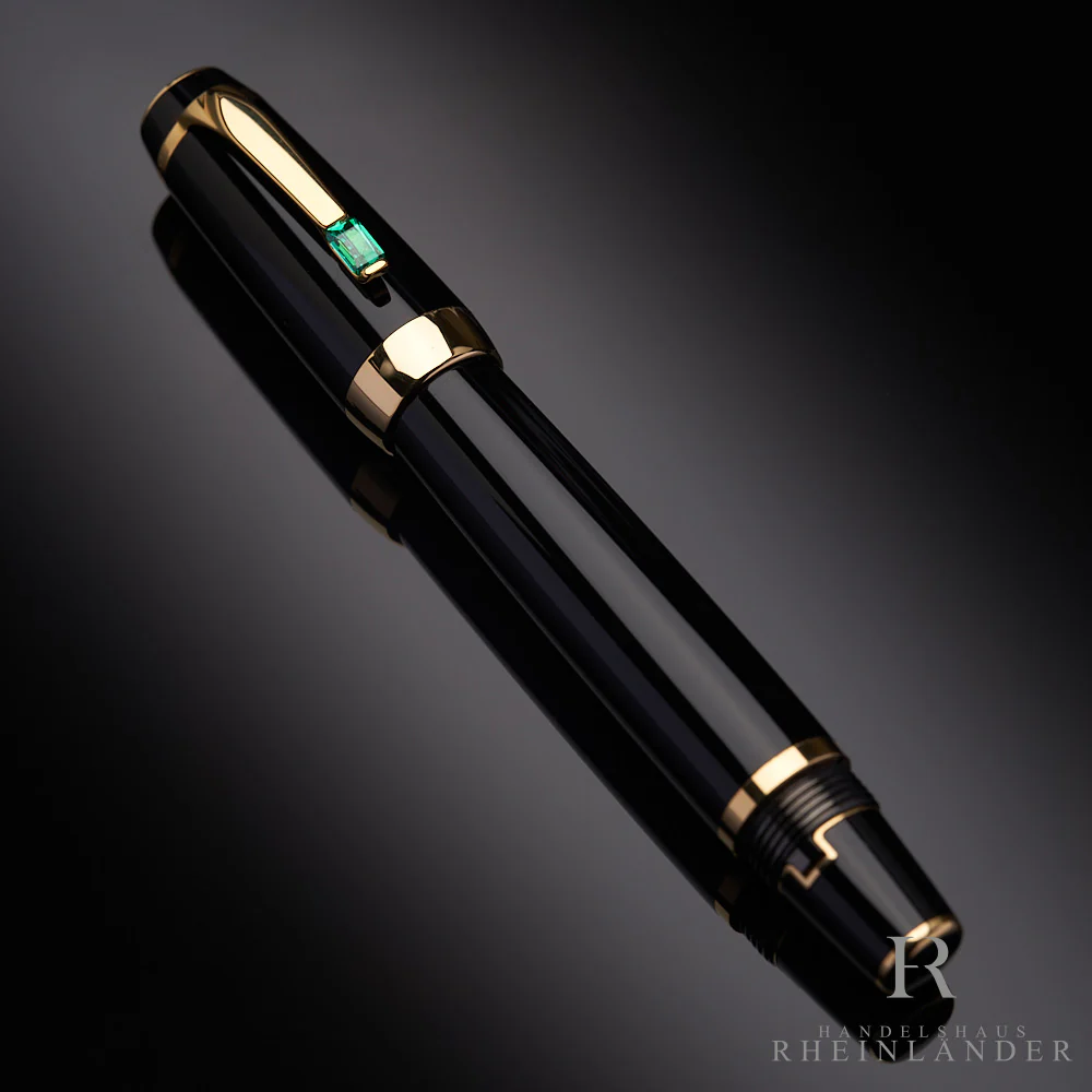 Montblanc Boheme Vert Resin Edelharz 7449 Fountain Pen Füllfederhalter ID 25180