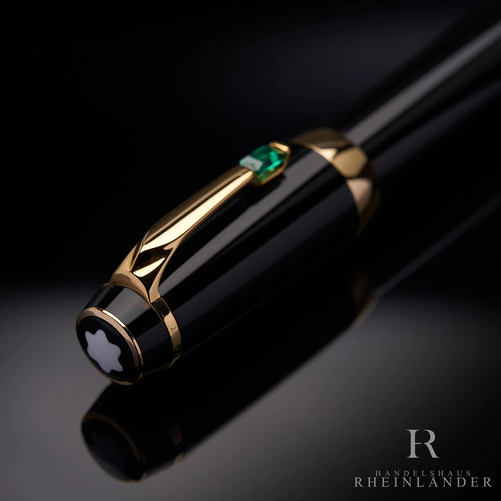 Montblanc Boheme Vert Resin Edelharz 7449 Fountain Pen Füllfederhalter ID 25180 - Image 3