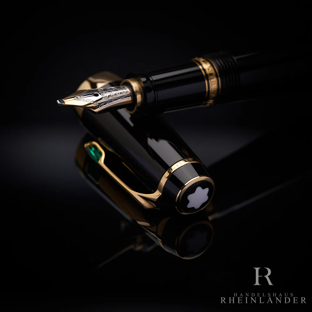 Montblanc Boheme Vert Resin Edelharz 7449 Fountain Pen Füllfederhalter ID 25180 - Image 5