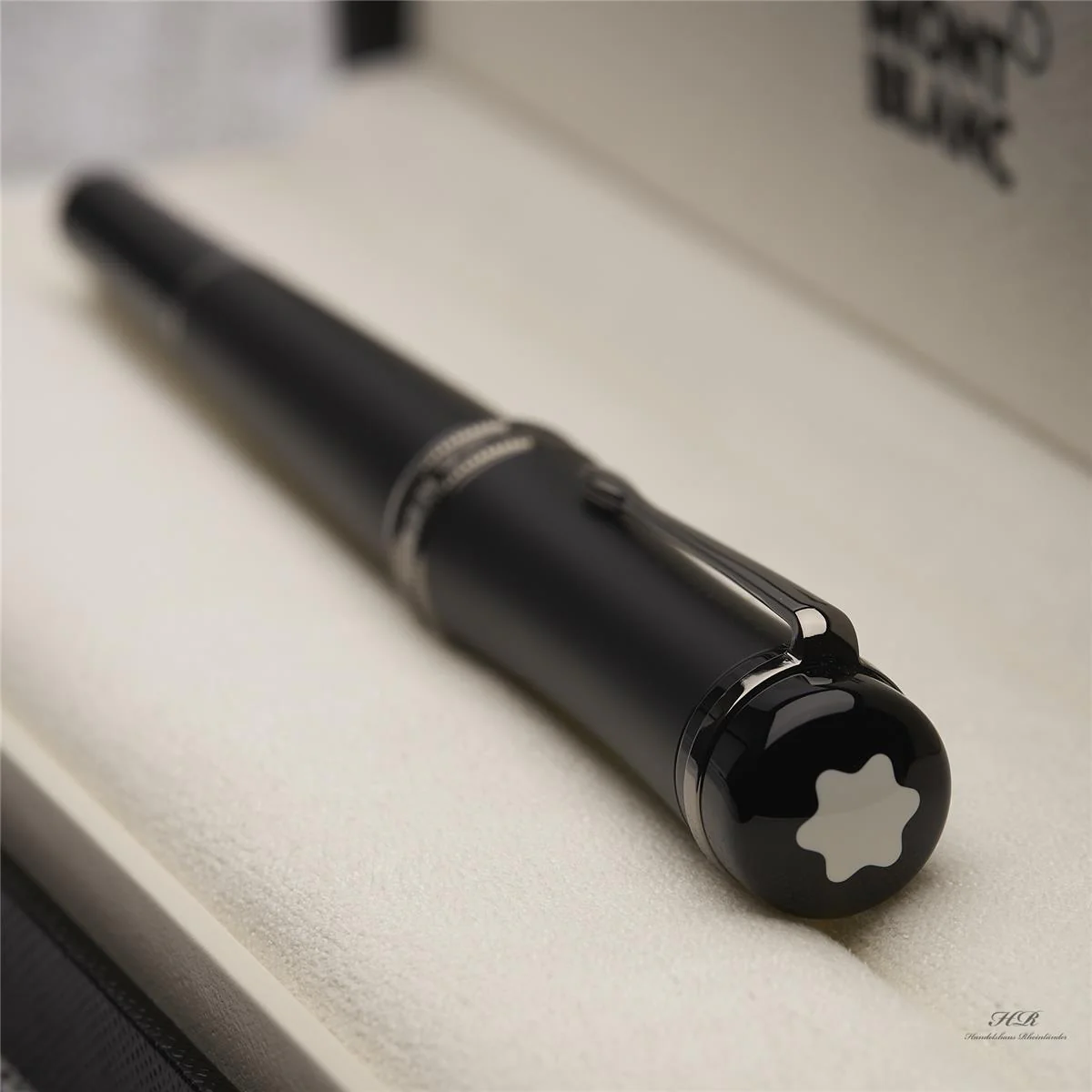 Montblanc Bonheur Boyfriend Roller Ball Fine Liner Edelharz Black ID 118498 OVP - Image 2