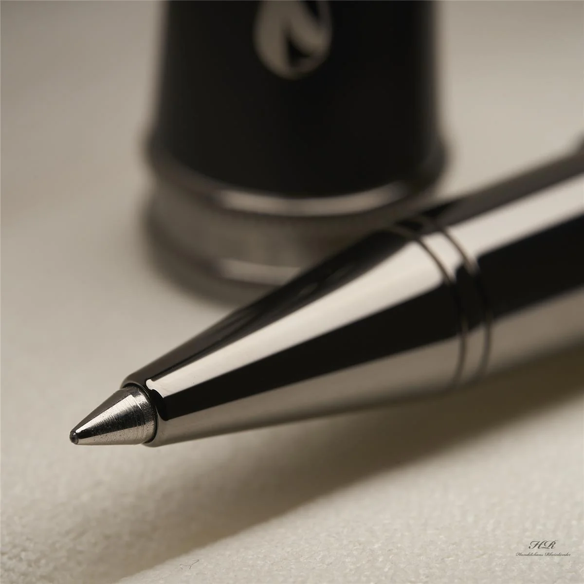Montblanc Bonheur Boyfriend Roller Ball Fine Liner Edelharz Black ID 118498 OVP - Image 6