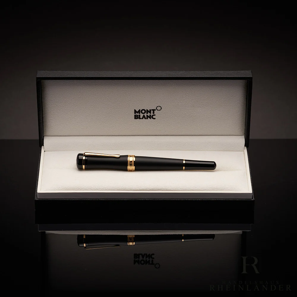 Montblanc Bonheur Nuit Black Resin Gold Edelharz Rollerball Fineliner ID 117474 - Image 5