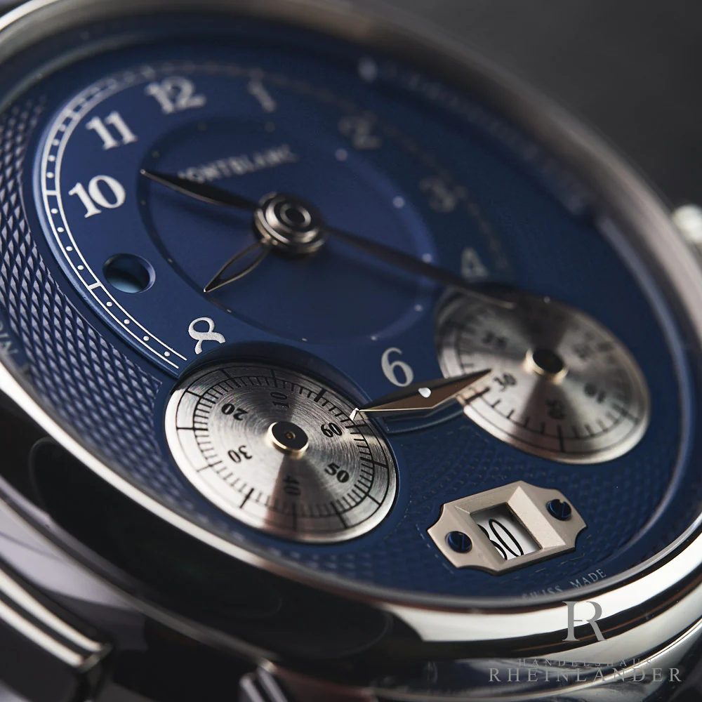 Montblanc Star Legacy Nicolas Rieussec Chronograph Blue Dial ID 126098 - Image 3