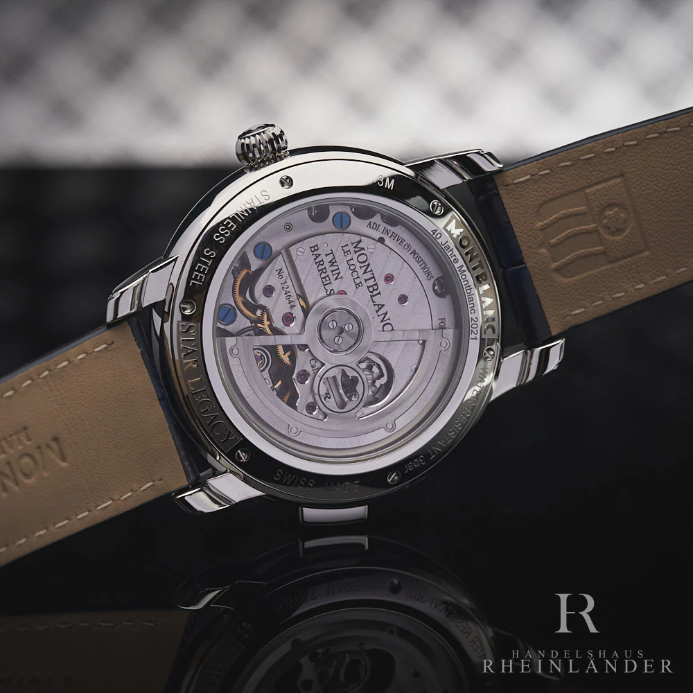 Montblanc Star Legacy Nicolas Rieussec Chronograph Blue Dial ID 126098 - Image 4