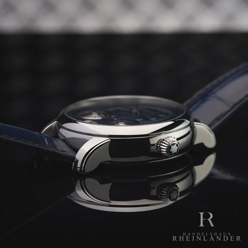 Montblanc Star Legacy Nicolas Rieussec Chronograph Blue Dial ID 126098 - Image 5