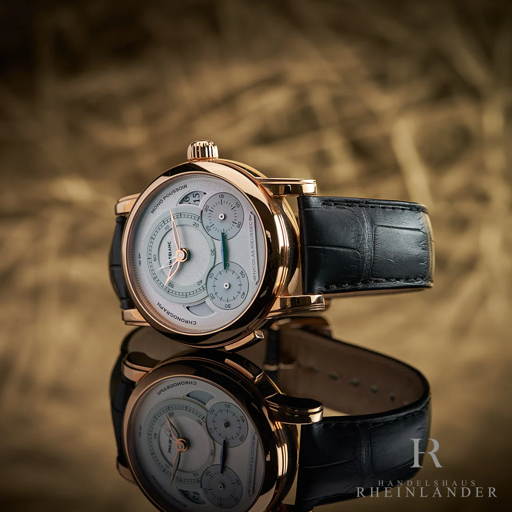 Montblanc Star Rieussec Solid Red Gold Limited Edition 193 Chronograph 111592 - Image 3