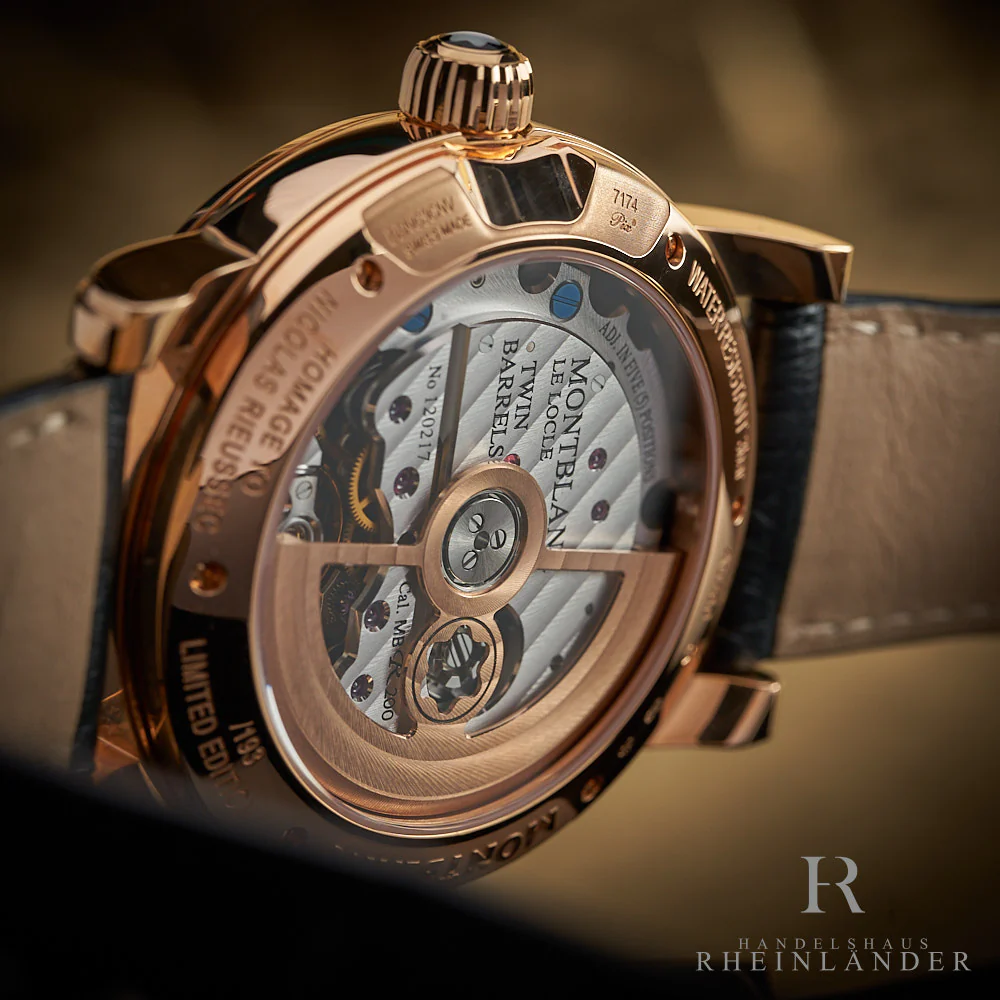 Montblanc Star Rieussec Solid Red Gold Limited Edition 193 Chronograph 111592 - Image 6